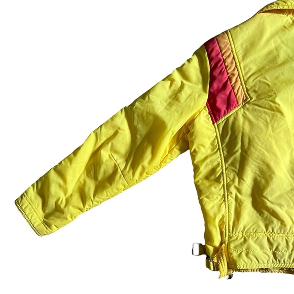 Vintage SKYR Mens Size Medium Yellow Ski Jacket Made In Hong Kong As Is Rare - Picture 14 of 16